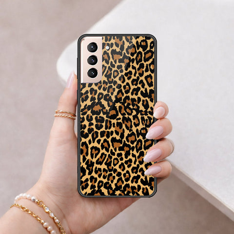 Samsung Galaxy S21 5G Cover - Vanilla Dream Series - HQ Ultra Shine Premium Infinity Glass Soft Silicon Borders Case