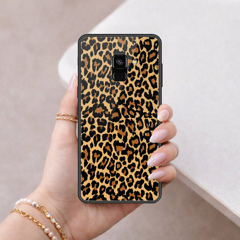Samsung Galaxy A8 2018 Cover - Vanilla Dream Series - HQ Ultra Shine Premium Infinity Glass Soft Silicon Borders Case