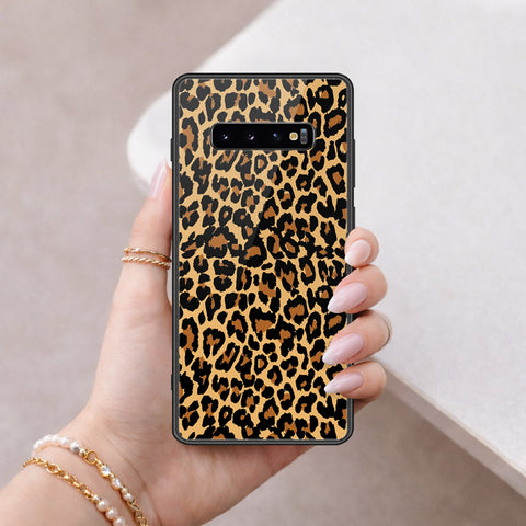 Samsung Galaxy S10 Plus Cover - Vanilla Dream Series - HQ Ultra Shine Premium Infinity Glass Soft Silicon Borders Case