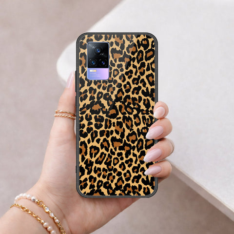 Vivo V21e Cover - Vanilla Dream Series - HQ Ultra Shine Premium Infinity Glass Soft Silicon Borders Case