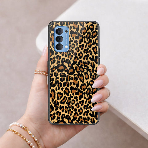 Oppo Reno 4 Cover - Vanilla Dream Series - HQ Ultra Shine Premium Infinity Glass Soft Silicon Borders Case