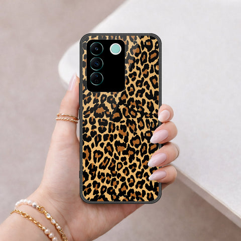 Vivo V27e Cover - Vanilla Dream Series - HQ Ultra Shine Premium Infinity Glass Soft Silicon Borders Case