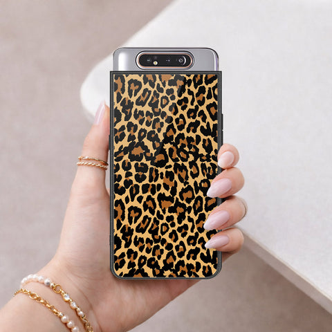 Samsung Galaxy A80 Cover - Vanilla Dream Series - HQ Ultra Shine Premium Infinity Glass Soft Silicon Borders Case
