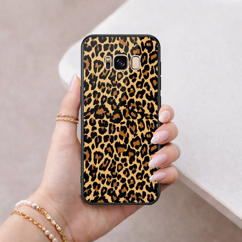 Samsung Galaxy S8 Cover - Vanilla Dream Series - HQ Ultra Shine Premium Infinity Glass Soft Silicon Borders Case