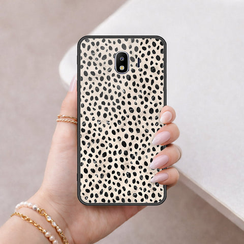 Samsung Galaxy J4 2018 Cover - Vanilla Dream Series - HQ Ultra Shine Premium Infinity Glass Soft Silicon Borders Case