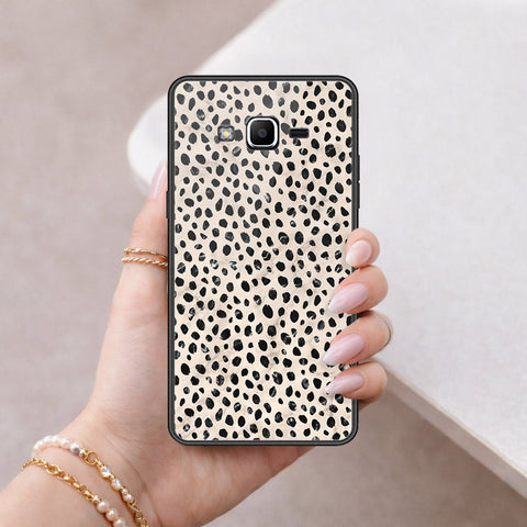 Samsung Galaxy J2 Prime Cover - Vanilla Dream Series - HQ Ultra Shine Premium Infinity Glass Soft Silicon Borders Case