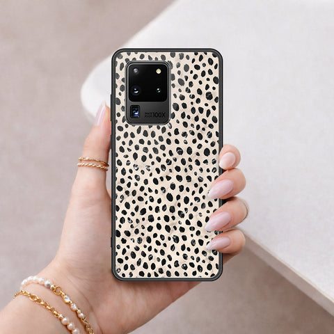 Samsung Galaxy S20 Ultra Cover - Vanilla Dream Series - HQ Ultra Shine Premium Infinity Glass Soft Silicon Borders Case