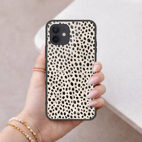 iPhone 12 - Vanilla Dream Series - HQ Ultra Shine Premium Infinity Glass Soft Silicon Borders Case