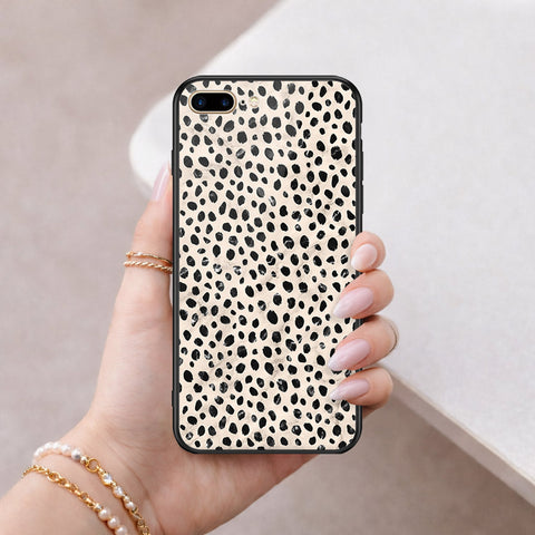 iPhone 8 Plus / 7 Plus - Vanilla Dream Series - HQ Ultra Shine Premium Infinity Glass Soft Silicon Borders Case