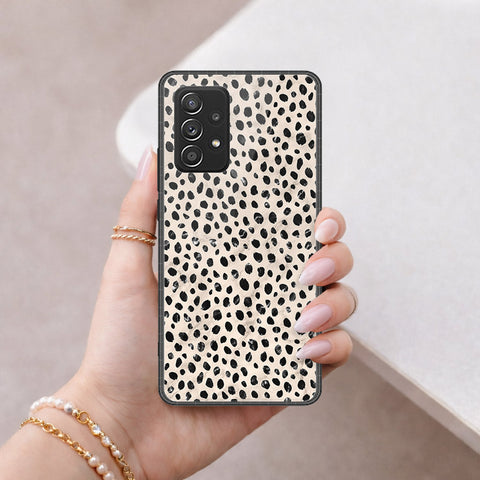 Samsung Galaxy A52s Cover - Vanilla Dream Series - HQ Ultra Shine Premium Infinity Glass Soft Silicon Borders Case