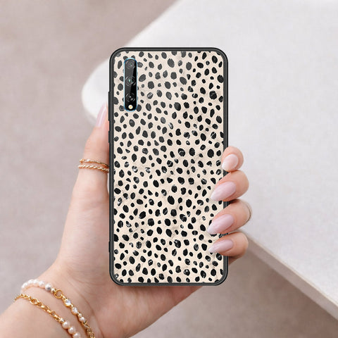 Huawei Y8p Cover - Vanilla Dream Series - HQ Ultra Shine Premium Infinity Glass Soft Silicon Borders Case