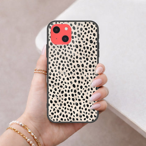 iPhone 13 Mini Cover - Vanilla Dream Series - HQ Ultra Shine Premium Infinity Glass Soft Silicon Borders Case