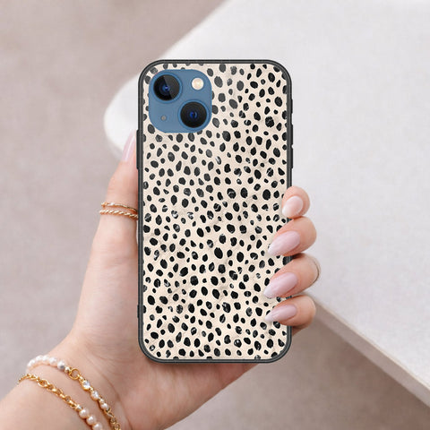 iPhone 13 Cover - Vanilla Dream Series - HQ Ultra Shine Premium Infinity Glass Soft Silicon Borders Case