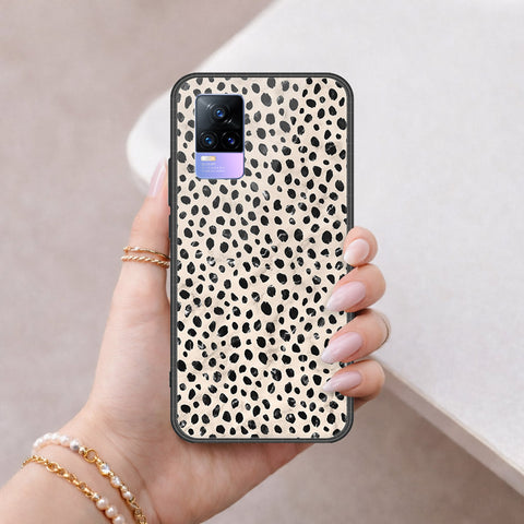 Vivo V21e Cover - Vanilla Dream Series - HQ Ultra Shine Premium Infinity Glass Soft Silicon Borders Case