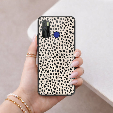 Infinix Hot 9 Pro Cover - Vanilla Dream Series - HQ Ultra Shine Premium Infinity Glass Soft Silicon Borders Case