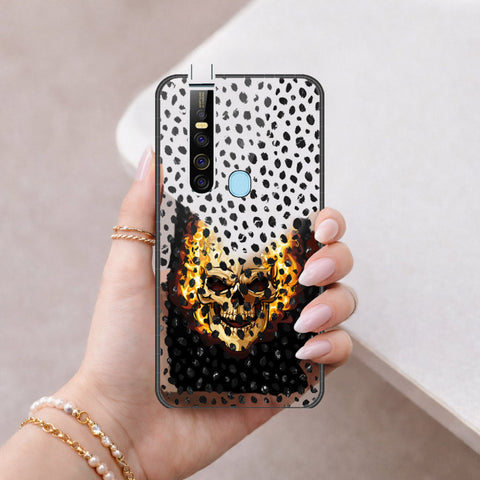 Tecno Camon 15 Premier Cover - Vanilla Dream Series - HQ Ultra Shine Premium Infinity Glass Soft Silicon Borders Case