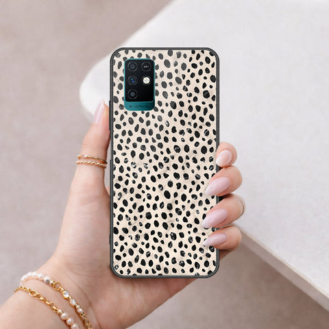 Infinix Note 10 Cover - Vanilla Dream Series - HQ Ultra Shine Premium Infinity Glass Soft Silicon Borders Case