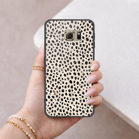 Samsung Galaxy S6 Cover - Vanilla Dream Series - HQ Ultra Shine Premium Infinity Glass Soft Silicon Borders Case