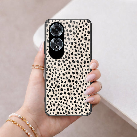 Oppo A60 Cover - Vanilla Dream Series - HQ Ultra Shine Premium Infinity Glass Soft Silicon Borders Case