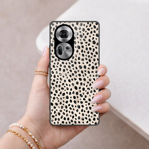 Oppo Reno 11 5G Cover - Vanilla Dream Series - HQ Ultra Shine Premium Infinity Glass Soft Silicon Borders Case