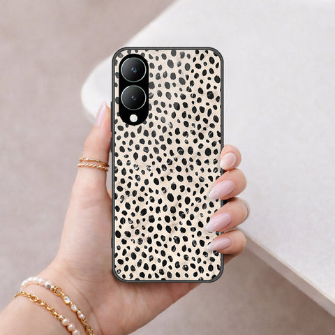 Vivo Y17s Cover - Vanilla Dream Series - HQ Ultra Shine Premium Infinity Glass Soft Silicon Borders Case