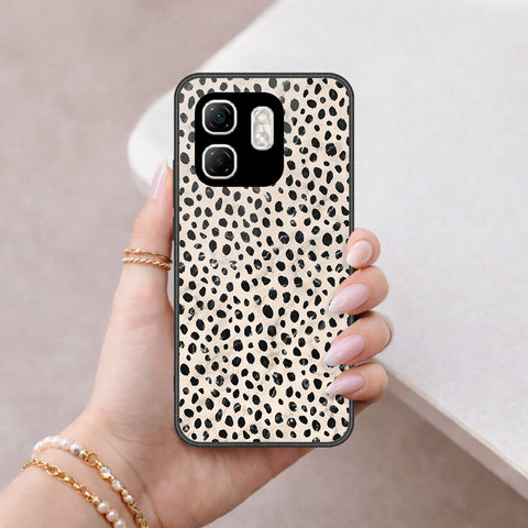 Infinix Smart 9 Cover - Vanilla Dream Series - HQ Ultra Shine Premium Infinity Glass Soft Silicon Borders Case