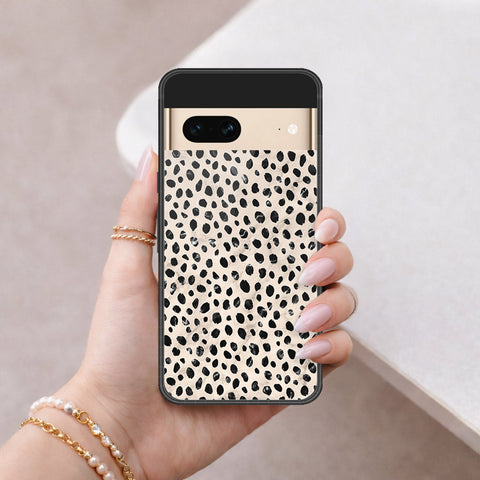 Google Pixel 7 Cover - Vanilla Dream Series - HQ Ultra Shine Premium Infinity Glass Soft Silicon Borders Case
