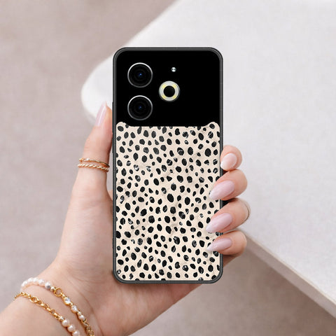Tecno Pova 6 Cover - Vanilla Dream Series - HQ Ultra Shine Premium Infinity Glass Soft Silicon Borders Case