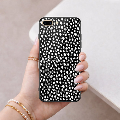 iPhone 8 Plus / 7 Plus - Vanilla Dream Series - HQ Ultra Shine Premium Infinity Glass Soft Silicon Borders Case