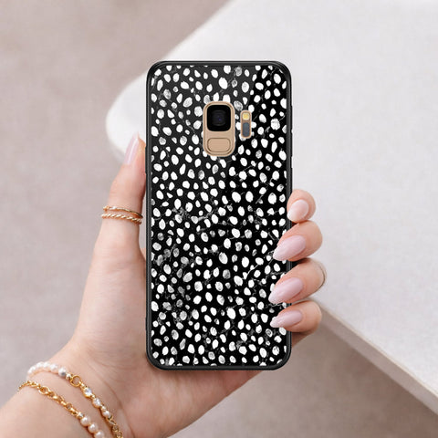 Samsung Galaxy S9 Cover - Vanilla Dream Series - HQ Ultra Shine Premium Infinity Glass Soft Silicon Borders Case