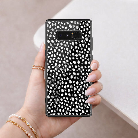 Samsung Galaxy Note 8 Cover - Vanilla Dream Series - HQ Ultra Shine Premium Infinity Glass Soft Silicon Borders Case