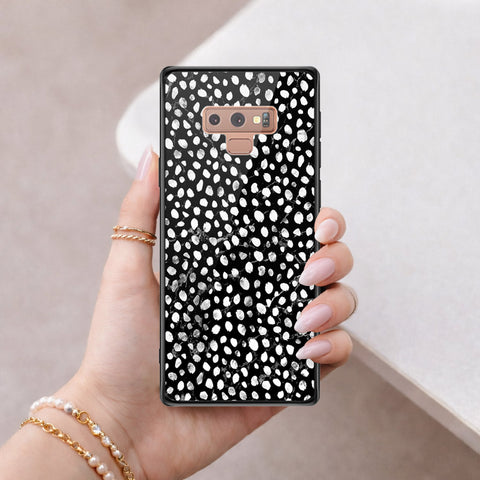 Samsung Galaxy Note 9 Cover - Vanilla Dream Series - HQ Ultra Shine Premium Infinity Glass Soft Silicon Borders Case