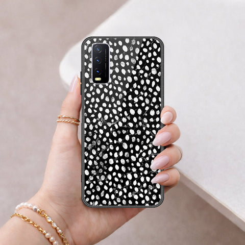 Vivo Y12s Cover - Vanilla Dream Series - HQ Ultra Shine Premium Infinity Glass Soft Silicon Borders Case