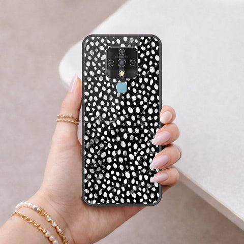 Tecno Camon 16 SE Cover - Vanilla Dream Series - HQ Ultra Shine Premium Infinity Glass Soft Silicon Borders Case