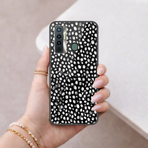 Tecno Camon 17 Cover - Vanilla Dream Series - HQ Ultra Shine Premium Infinity Glass Soft Silicon Borders Case