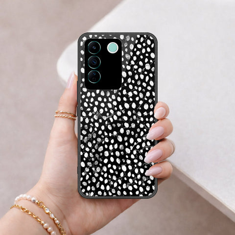 Vivo V27e Cover - Vanilla Dream Series - HQ Ultra Shine Premium Infinity Glass Soft Silicon Borders Case