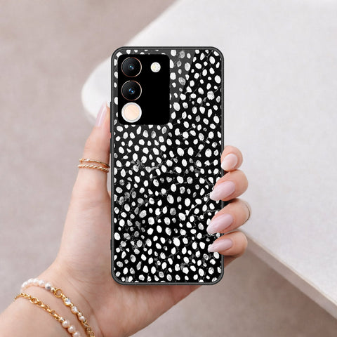 Vivo V29e Cover - Vanilla Dream Series - HQ Ultra Shine Premium Infinity Glass Soft Silicon Borders Case