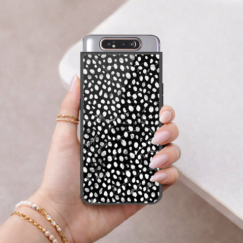 Samsung Galaxy A80 Cover - Vanilla Dream Series - HQ Ultra Shine Premium Infinity Glass Soft Silicon Borders Case