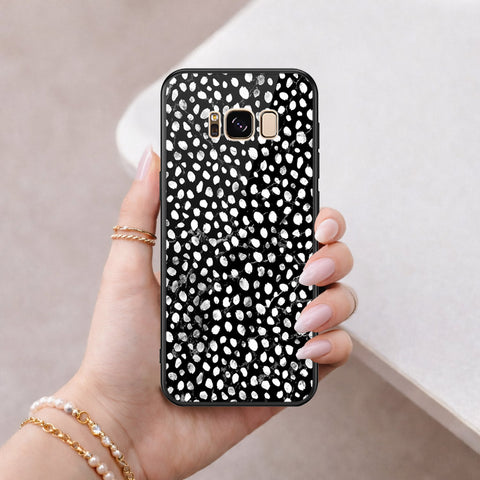 Samsung Galaxy S8 Cover - Vanilla Dream Series - HQ Ultra Shine Premium Infinity Glass Soft Silicon Borders Case