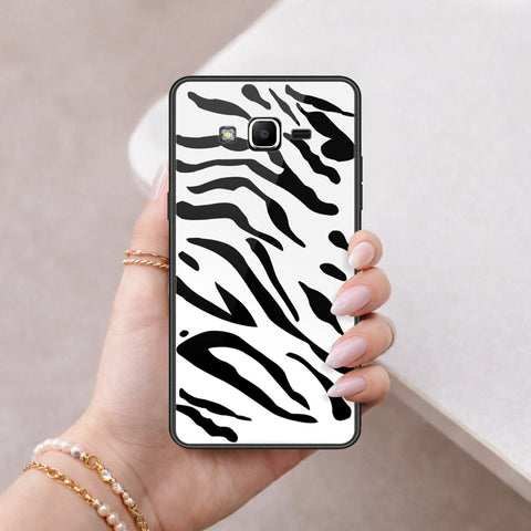 Samsung Galaxy J2 Prime Cover - Vanilla Dream Series - HQ Ultra Shine Premium Infinity Glass Soft Silicon Borders Case