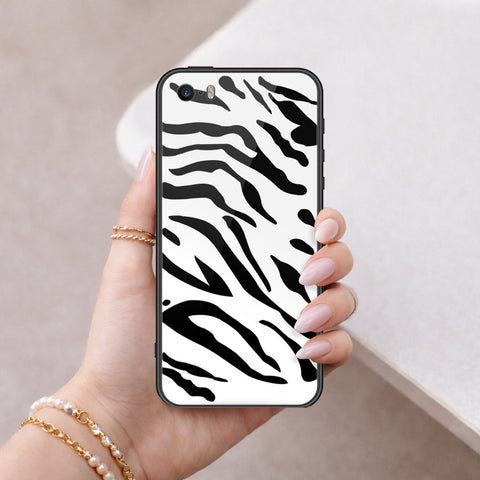 iPhone SE / 5s / 5 - Vanilla Dream Series - HQ Ultra Shine Premium Infinity Glass Soft Silicon Borders Case