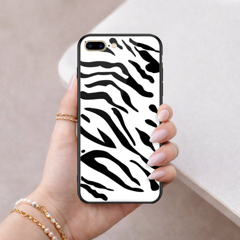 iPhone 8 Plus / 7 Plus - Vanilla Dream Series - HQ Ultra Shine Premium Infinity Glass Soft Silicon Borders Case