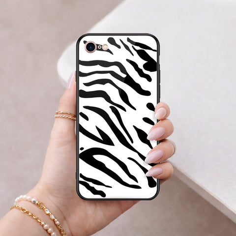 iPhone 8 / 7 - Vanilla Dream Series - HQ Ultra Shine Premium Infinity Glass Soft Silicon Borders Case