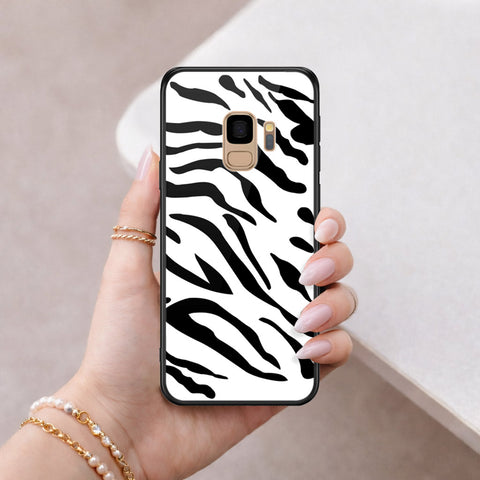 Samsung Galaxy S9 Cover - Vanilla Dream Series - HQ Ultra Shine Premium Infinity Glass Soft Silicon Borders Case