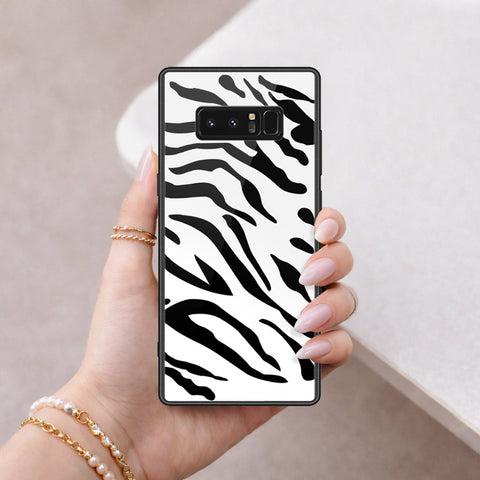 Samsung Galaxy Note 8 Cover - Vanilla Dream Series - HQ Ultra Shine Premium Infinity Glass Soft Silicon Borders Case