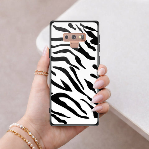 Samsung Galaxy Note 9 Cover - Vanilla Dream Series - HQ Ultra Shine Premium Infinity Glass Soft Silicon Borders Case