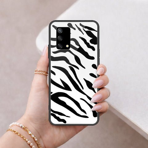 Oppo A95 Cover - Vanilla Dream Series - HQ Ultra Shine Premium Infinity Glass Soft Silicon Borders Case