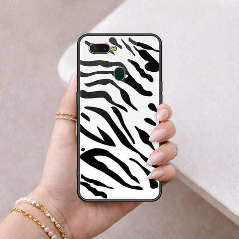 Oppo A12 Cover - Vanilla Dream Series - HQ Ultra Shine Premium Infinity Glass Soft Silicon Borders Case