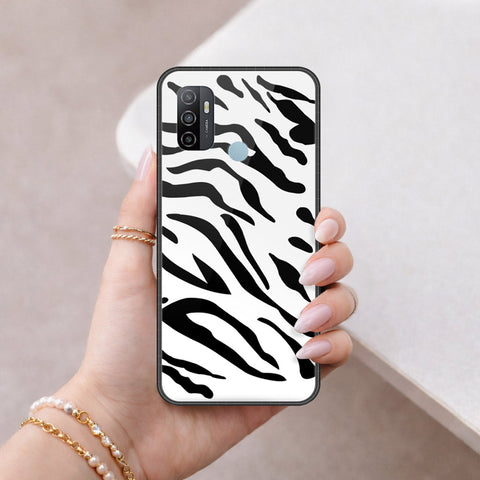 Oppo A53 Cover - Vanilla Dream Series - HQ Ultra Shine Premium Infinity Glass Soft Silicon Borders Case