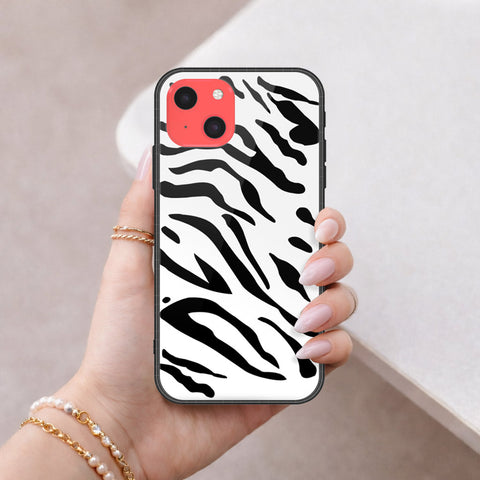 iPhone 13 Mini Cover - Vanilla Dream Series - HQ Ultra Shine Premium Infinity Glass Soft Silicon Borders Case